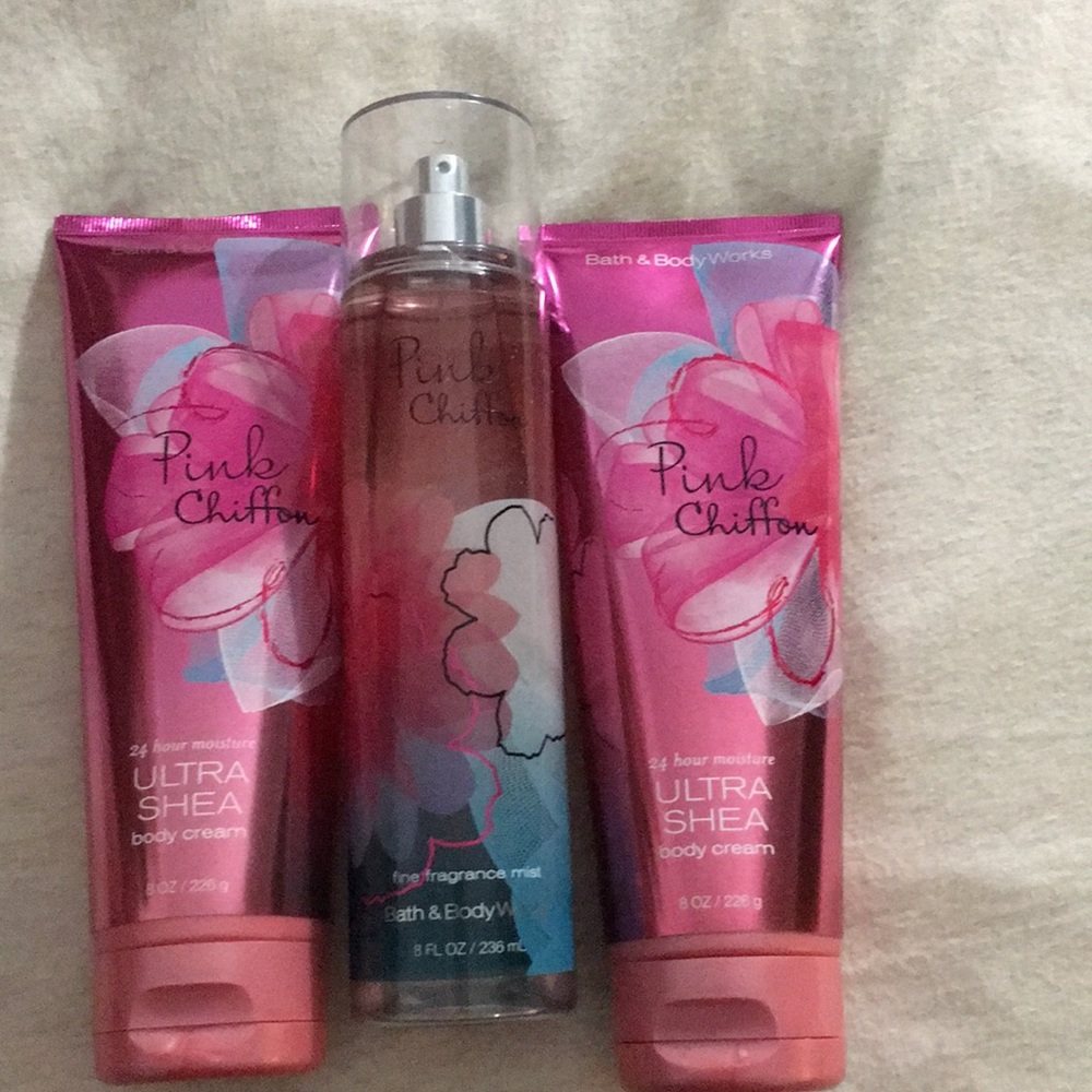 Pink Chiffon Bath and Body Works